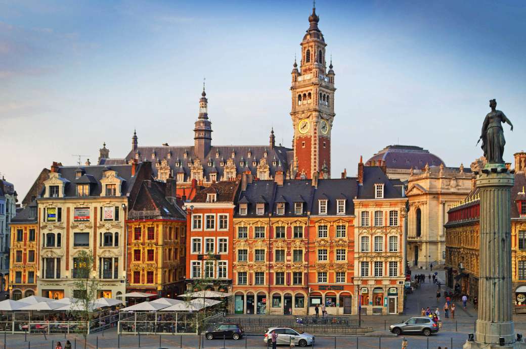 Lille w centrum północnej Francji puzzle online
