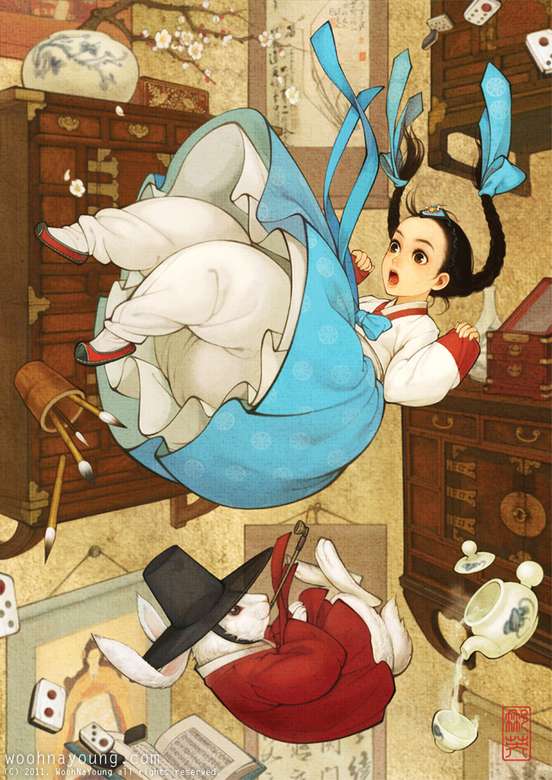 ೋ ღ Alice -Korean Art ೋ ღ puzzle online