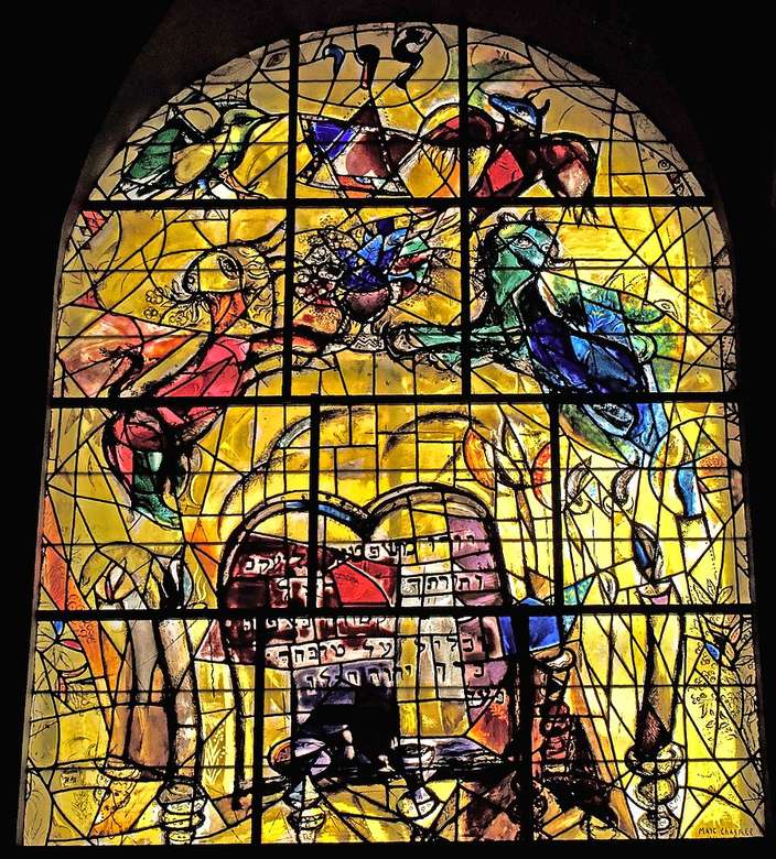 Szpital Hadassah Jerusalem Chagall Window puzzle online
