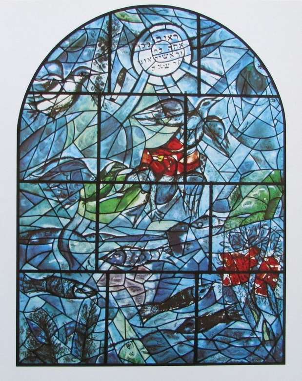 Szpital Hadassah Jerusalem Chagall Window puzzle online