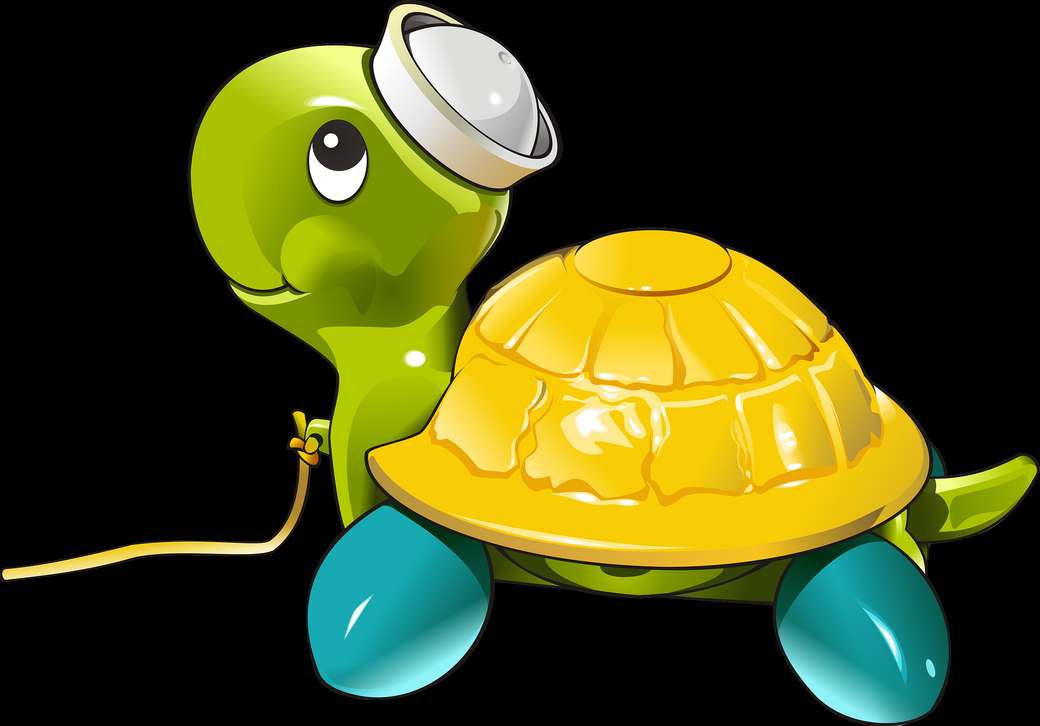 Żółwik dla dzieci puzzle online