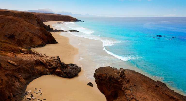 Krajobraz przybrzeżny Fuerteventura puzzle online