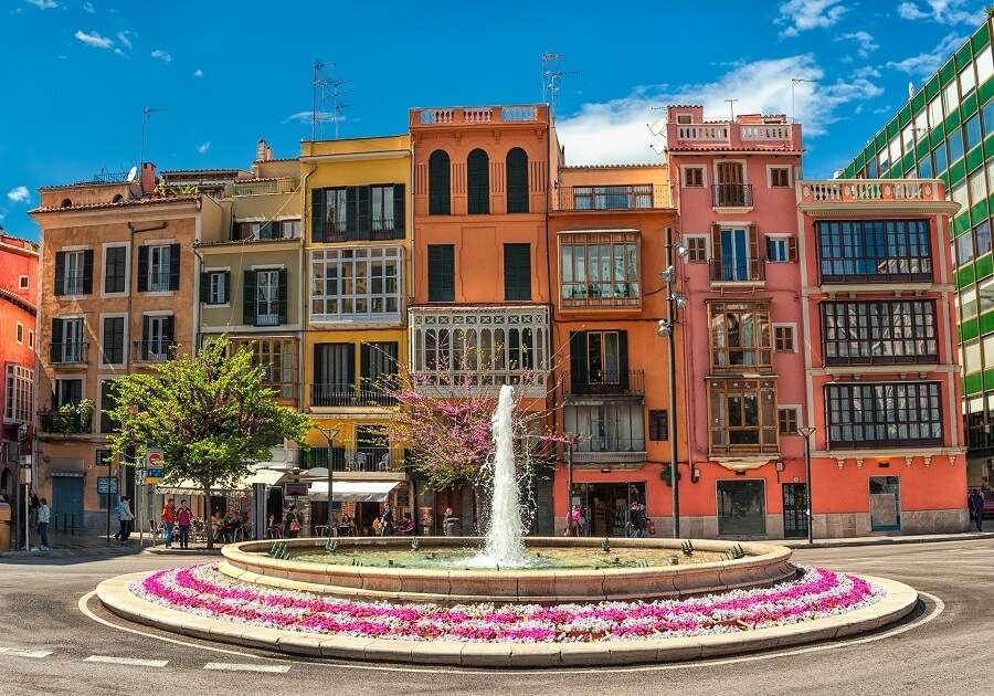 Mallorca Palma centrum miasta puzzle online