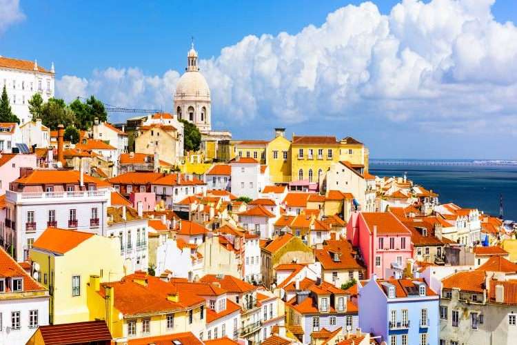 Panorama miasta Lizbony puzzle online