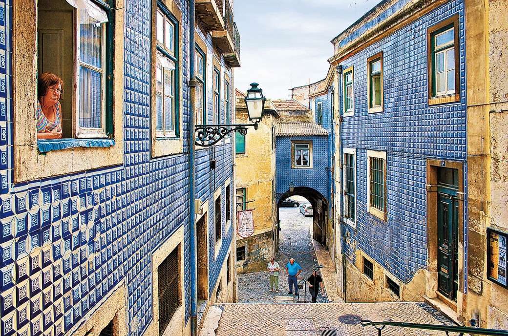 Stare miasto w Lizbonie Portugalia puzzle online