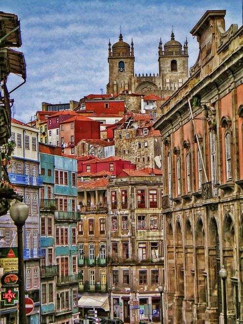 Porto, miasto portowe, Portugalia puzzle online