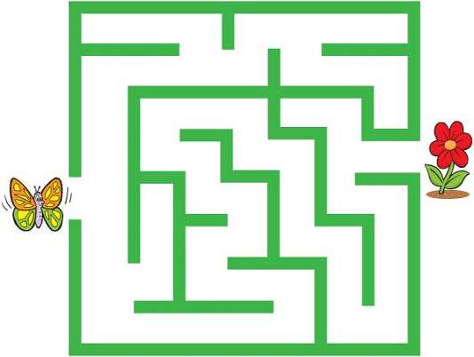 m ist für Labyrinth Puzzle