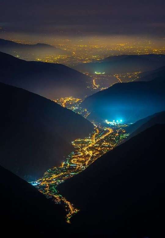 Dolina świateł - Włochy puzzle online