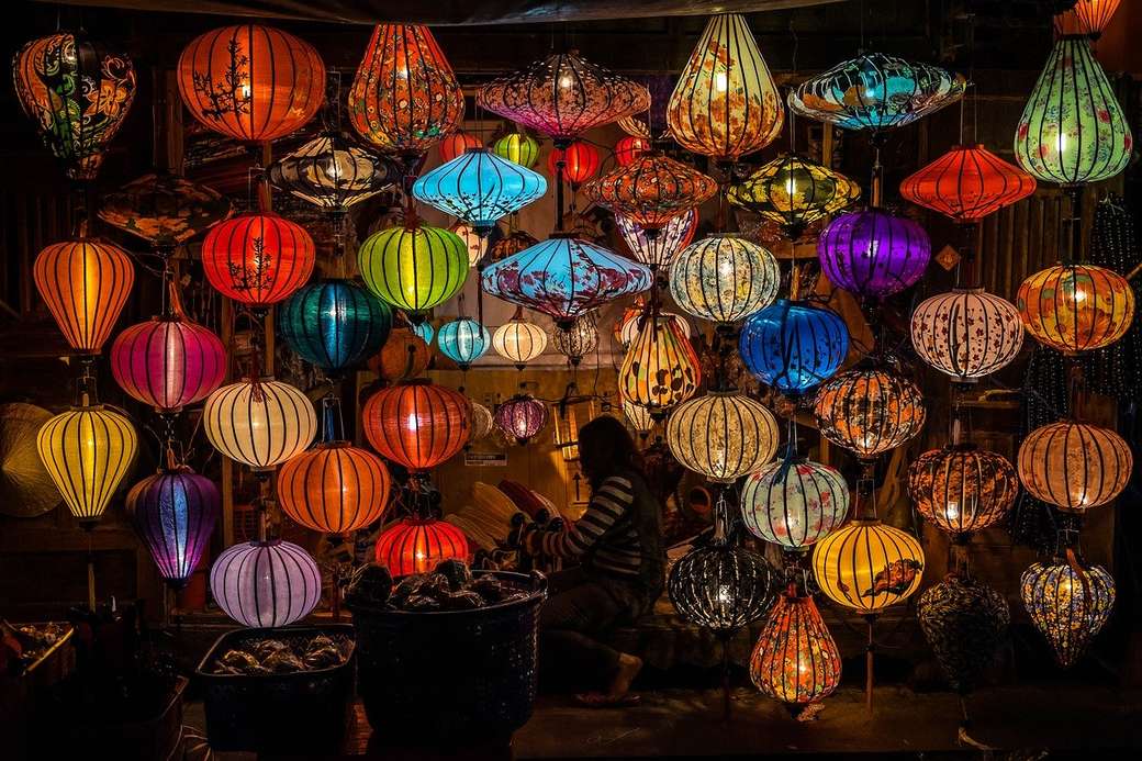 Lanternes au Vietnam puzzle