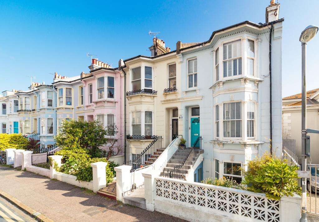 Brighton, typowe angielskie ulice puzzle online