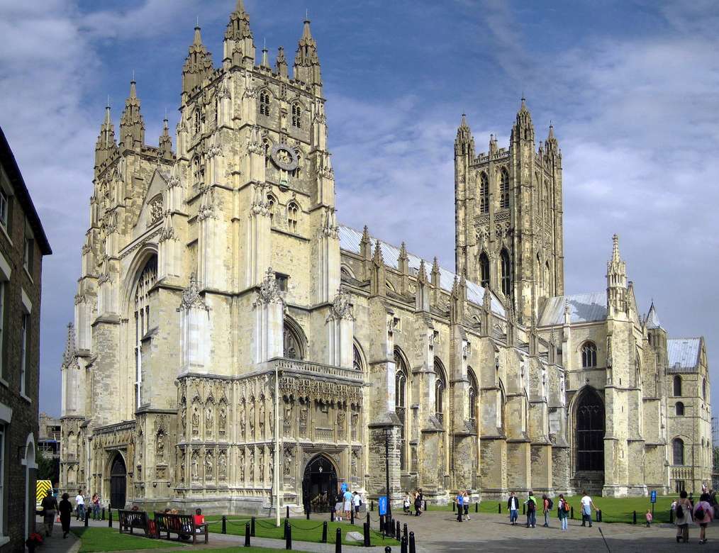 Katedra w Canterbury Kent GB puzzle online