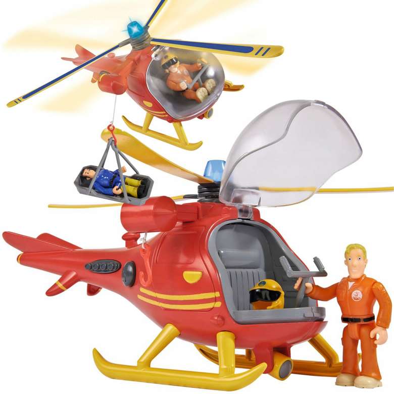 strażak sam-helikopter puzzle online