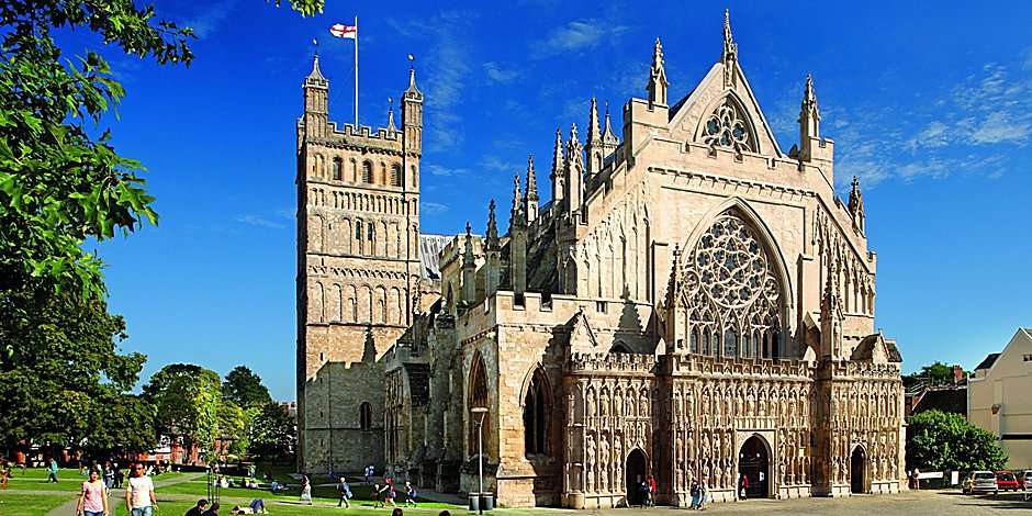 Exeter Cathedral Devon puzzle online