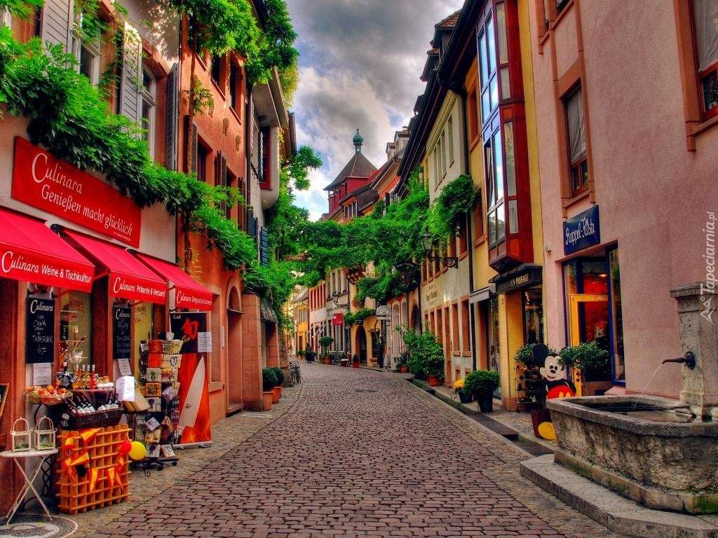 uliczka na starym mieście - niemcy puzzle online