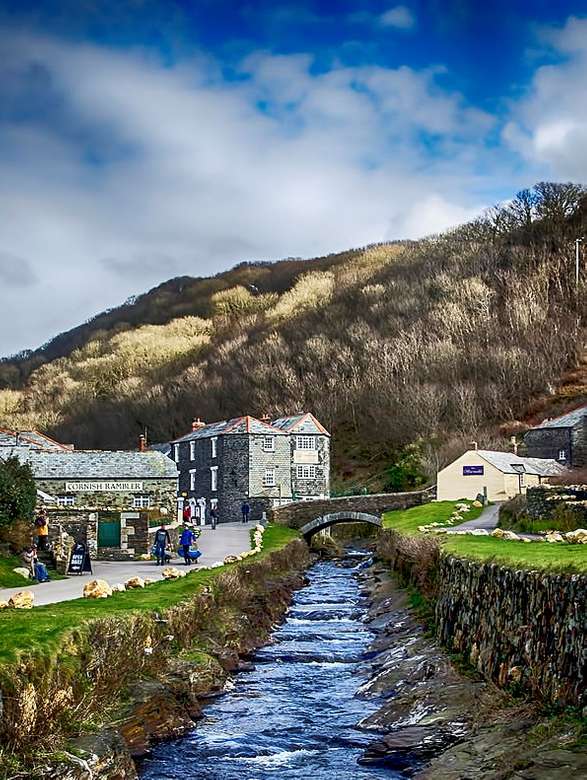 Boscastle Cornwall Anglia puzzle online