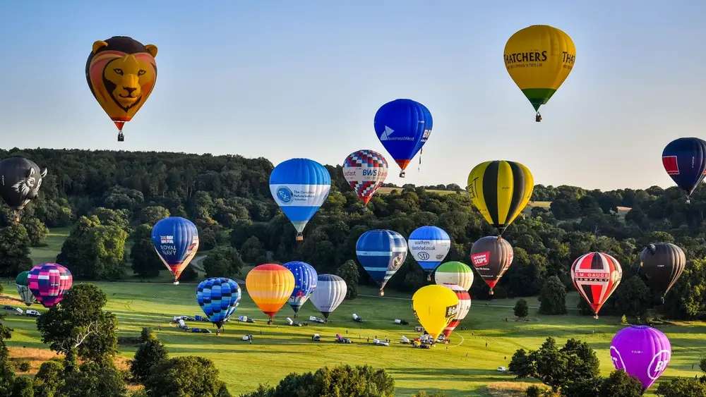 Międzynarodowy Festiwal Balonów w Bristolu puzzle online