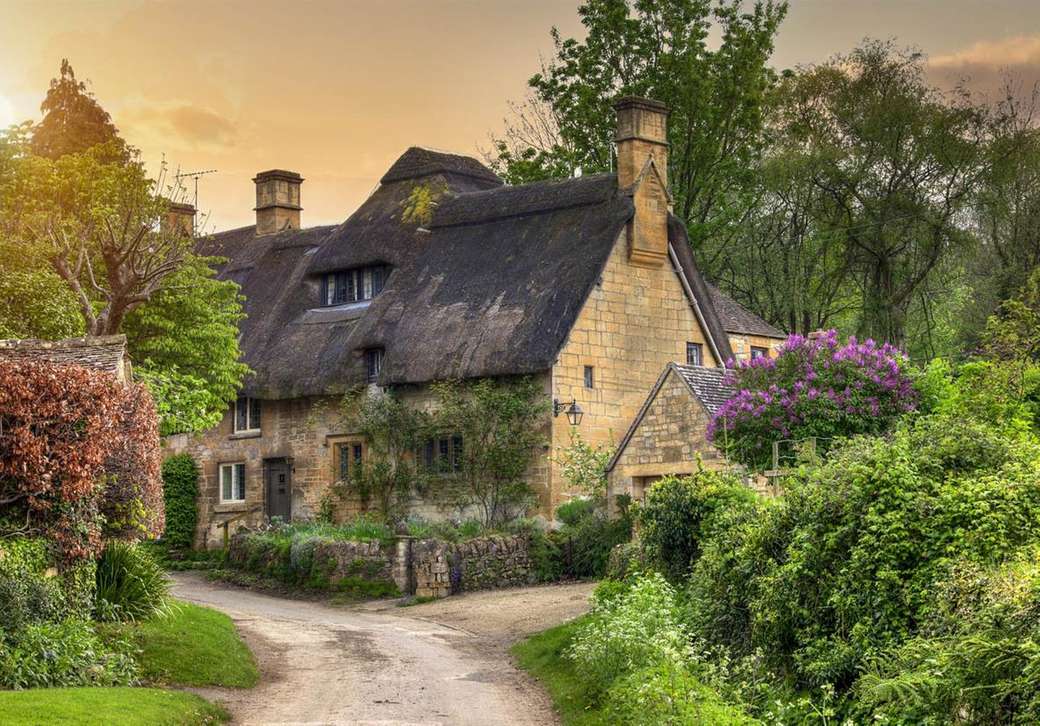Cotswold Cottages w Anglii puzzle online