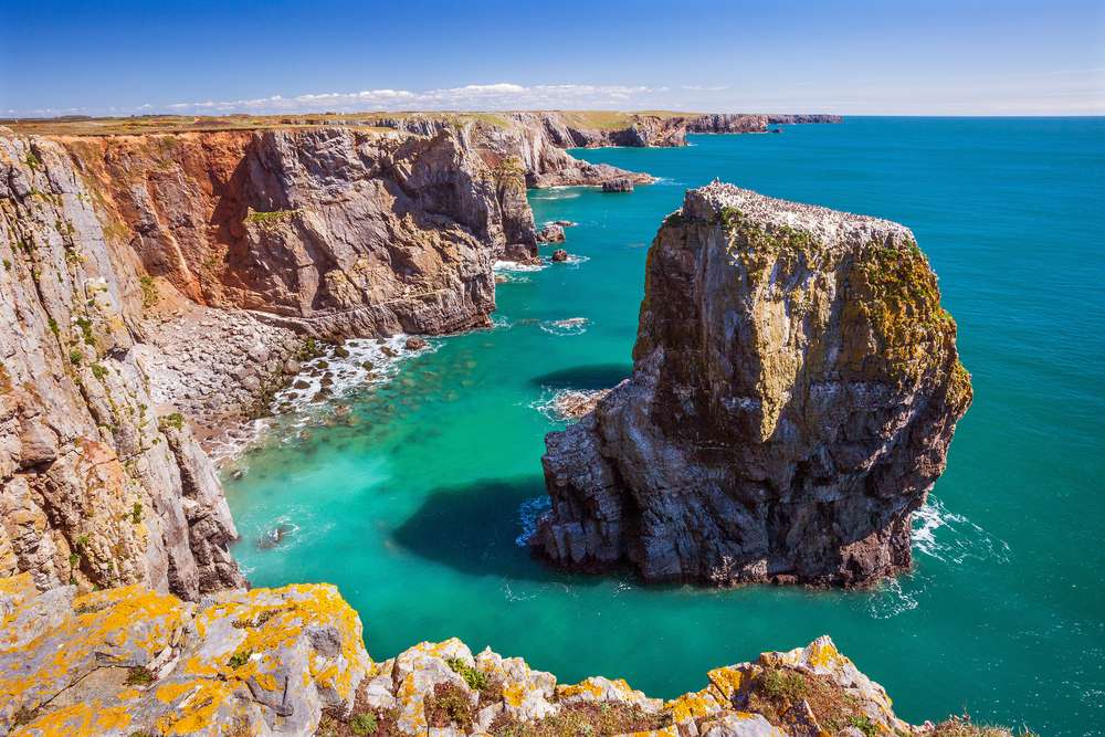 Stack Rocks Pembrokeshire South Wales, Anglia puzzle online