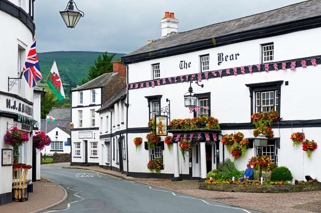 Najlepszy pub w Walii w Anglii puzzle online
