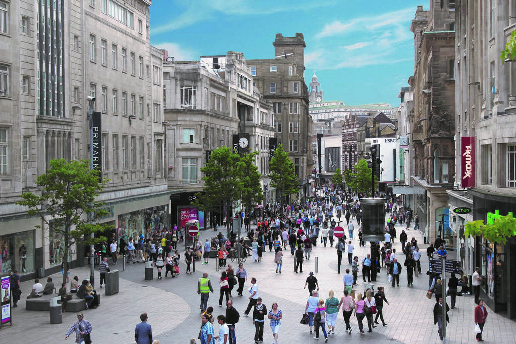 Liverpool Church Street w Anglii puzzle online