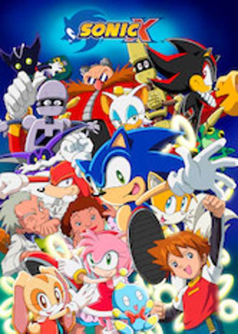 Serial Animowany Sonic x puzzle online