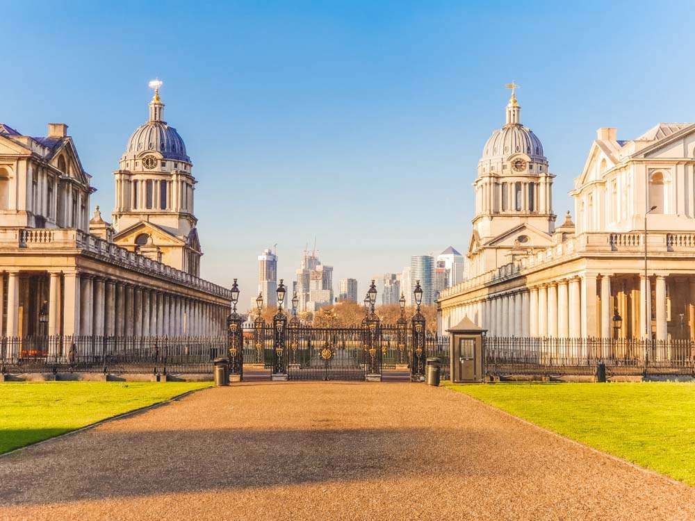 Greenwich Royal Naval College w Anglii puzzle online