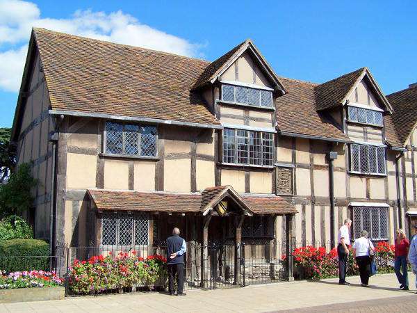 Dom narodzin Szekspira w Stratford upon Avon puzzle online