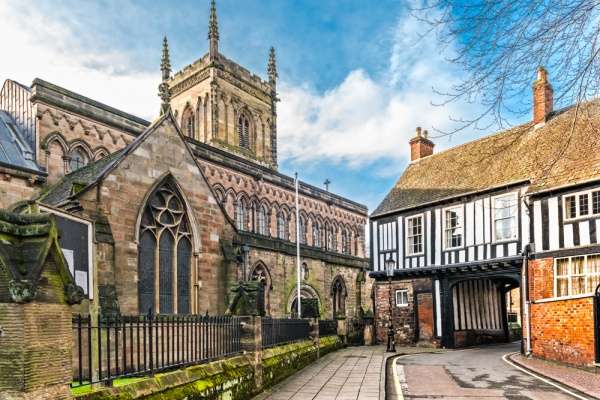 Kościół Leicester w Anglii puzzle online