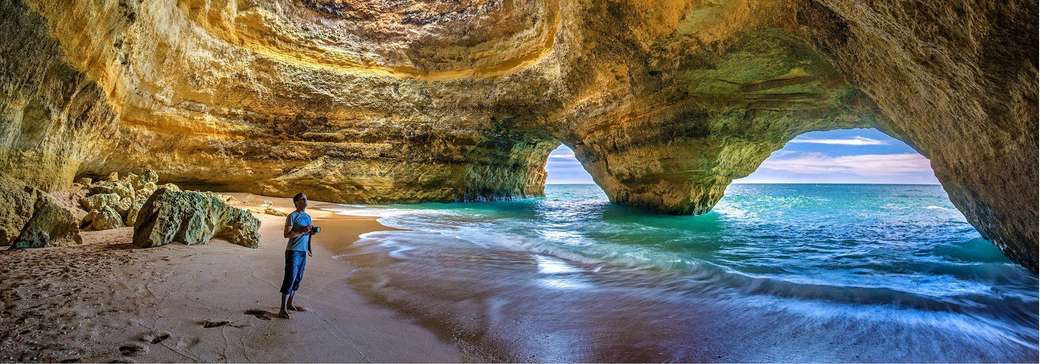 jaskinia Benagil w Portugalii puzzle online