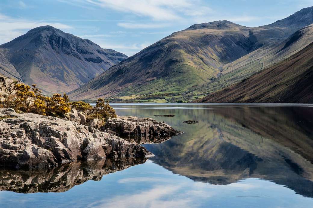 Lake District Scafell Pike Anglia puzzle online