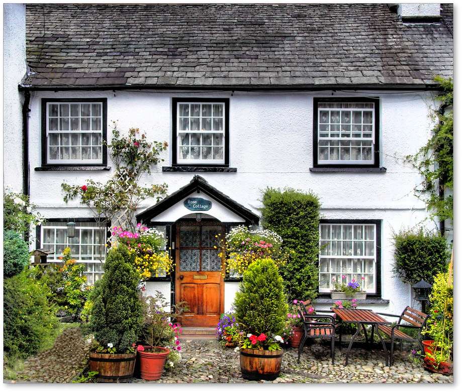 Lake District Hawkshead Cottage w Anglii puzzle online