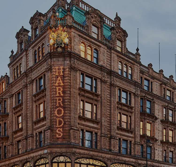 Londyński dom towarowy Harrods puzzle online