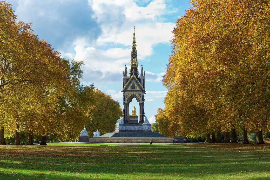 Pomnik Alberta w Hyde Parku w Londynie puzzle online