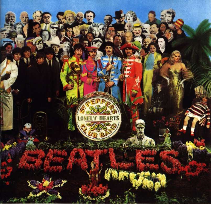 The Beatles Cover LP puzzle online