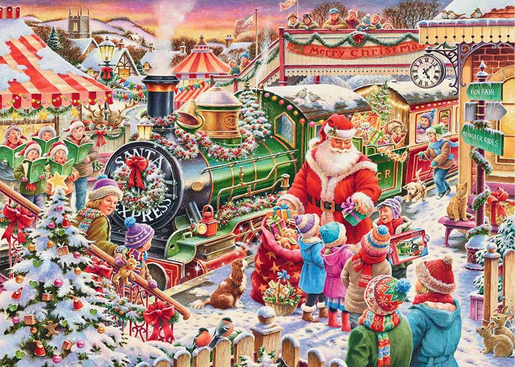 W krainie Bożego Narodzenia puzzle online