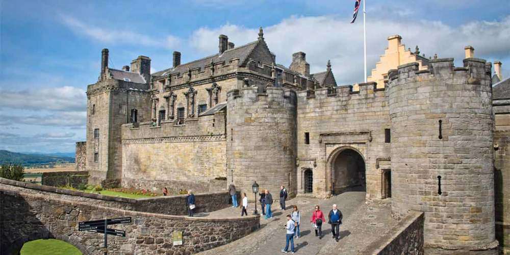Zamek Stirling w Szkocji puzzle online
