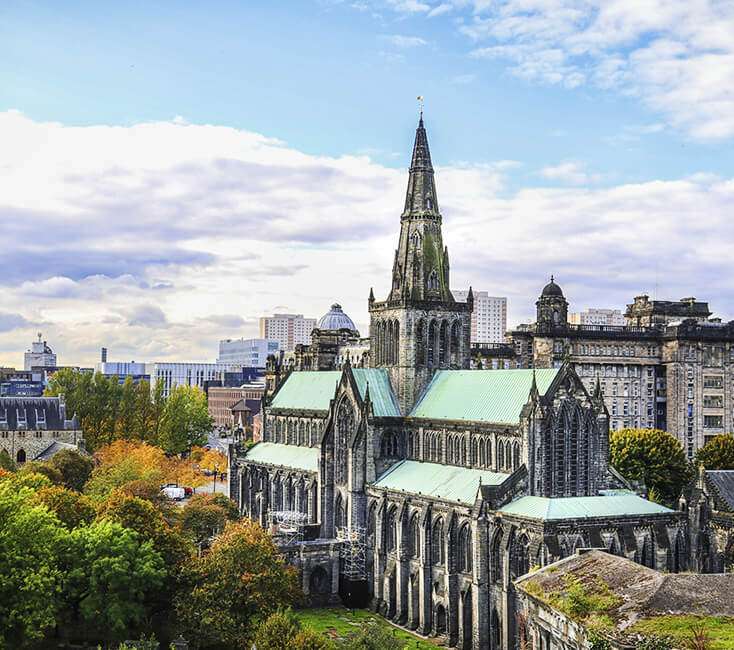 Katedra w Glasgow w Szkocji puzzle online
