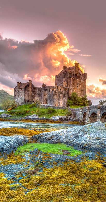 Zamek Eilean Donan w Szkocji puzzle online