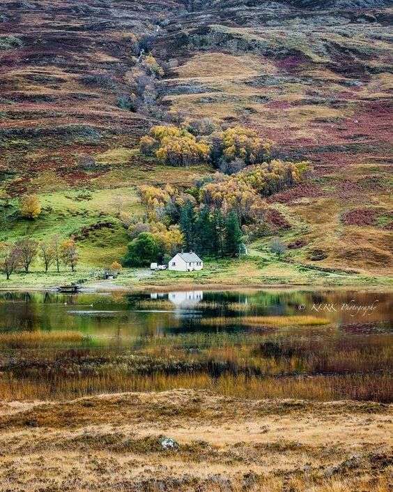 Loch Damh Scotland puzzle online