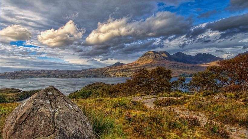 Krajobraz w Szkocji puzzle online