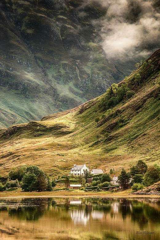 Highlands i jego jeziora Szkocja puzzle online