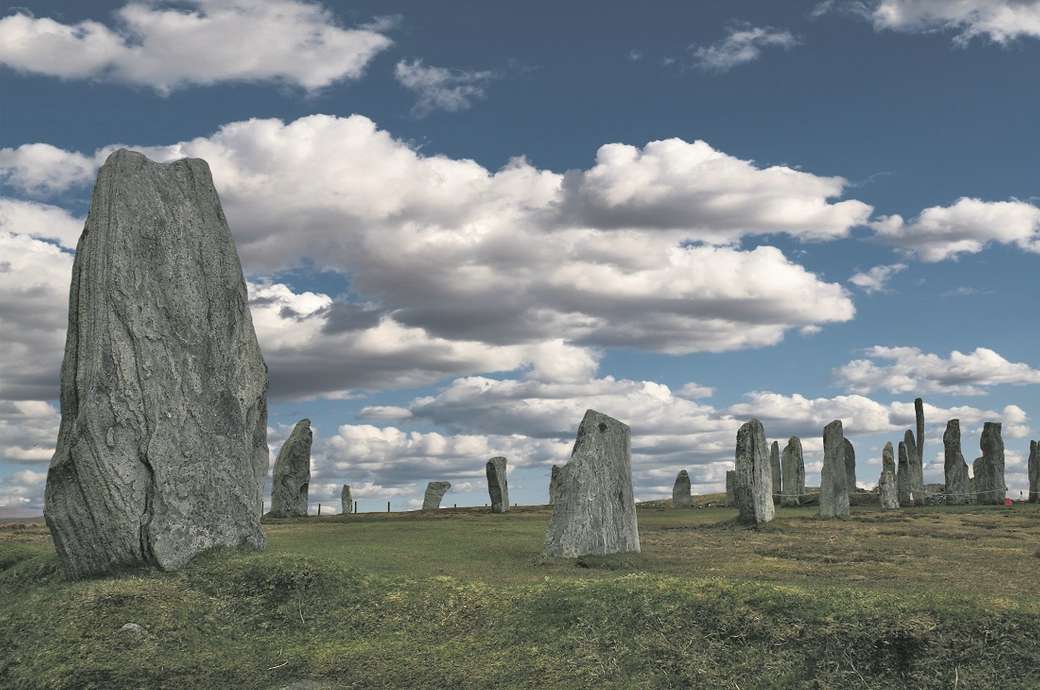 Hebrides Standing Stones Scotland puzzle online