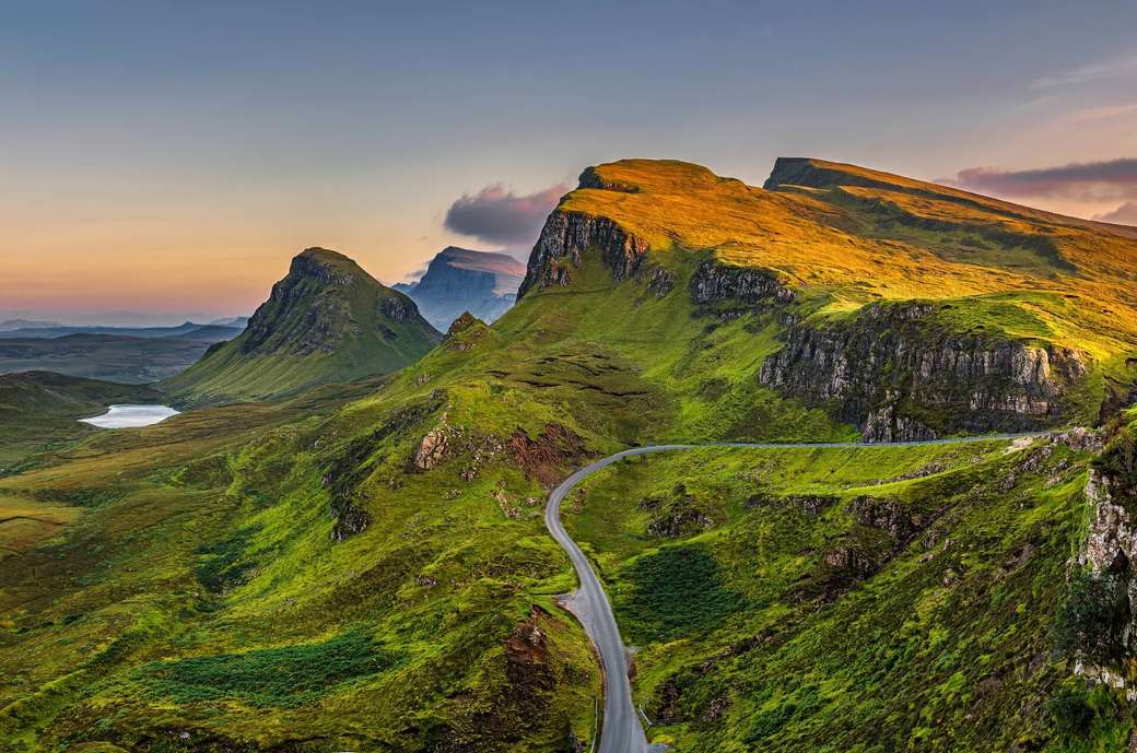 Wyspa Skye Szkocja krajobraz puzzle online