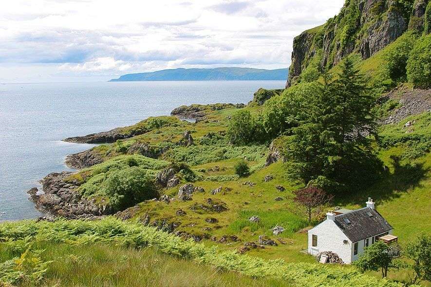 Domek w Szkocji puzzle online