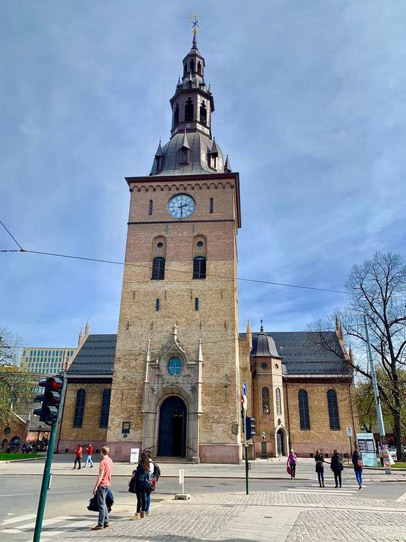 Katedra w Oslo w Norwegii puzzle online