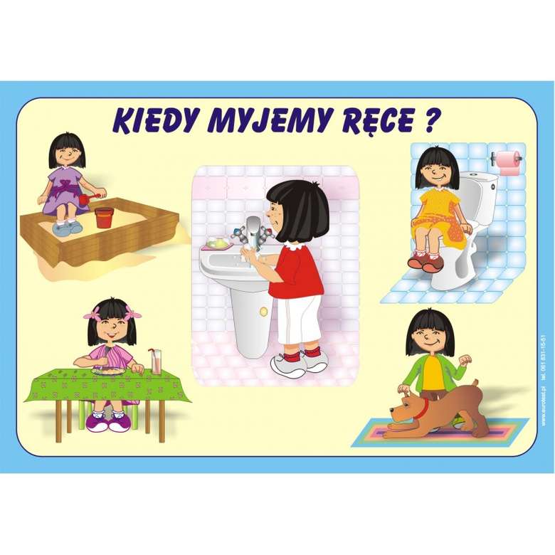 higiena a dziecko puzzle online