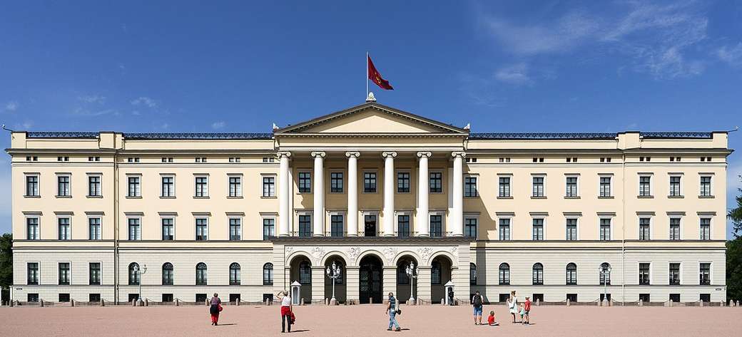Pałac Królewski w Oslo Norwegia puzzle online