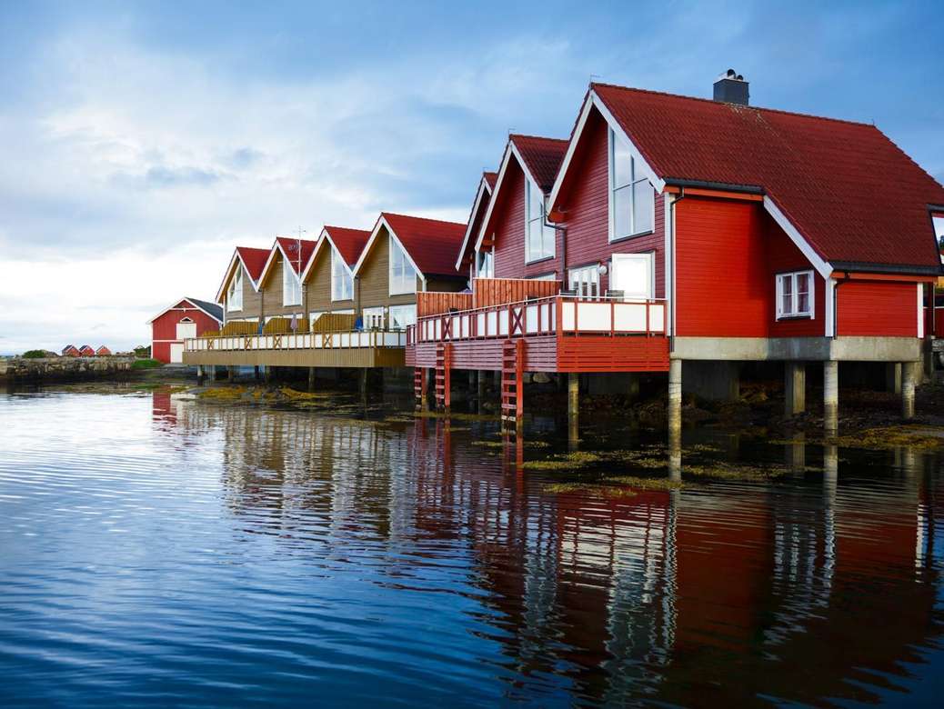 Miejsce Molde w Norwegii puzzle online