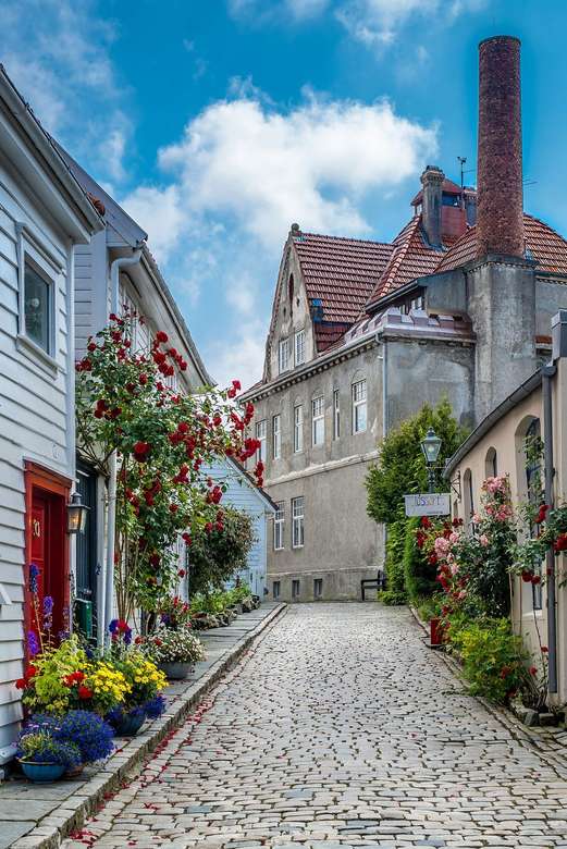 Miasto Stavanger w Norwegii puzzle online