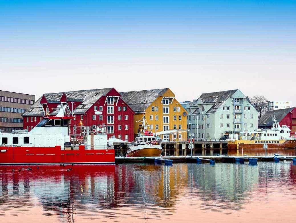 Miasto Tromso w Norwegii puzzle online